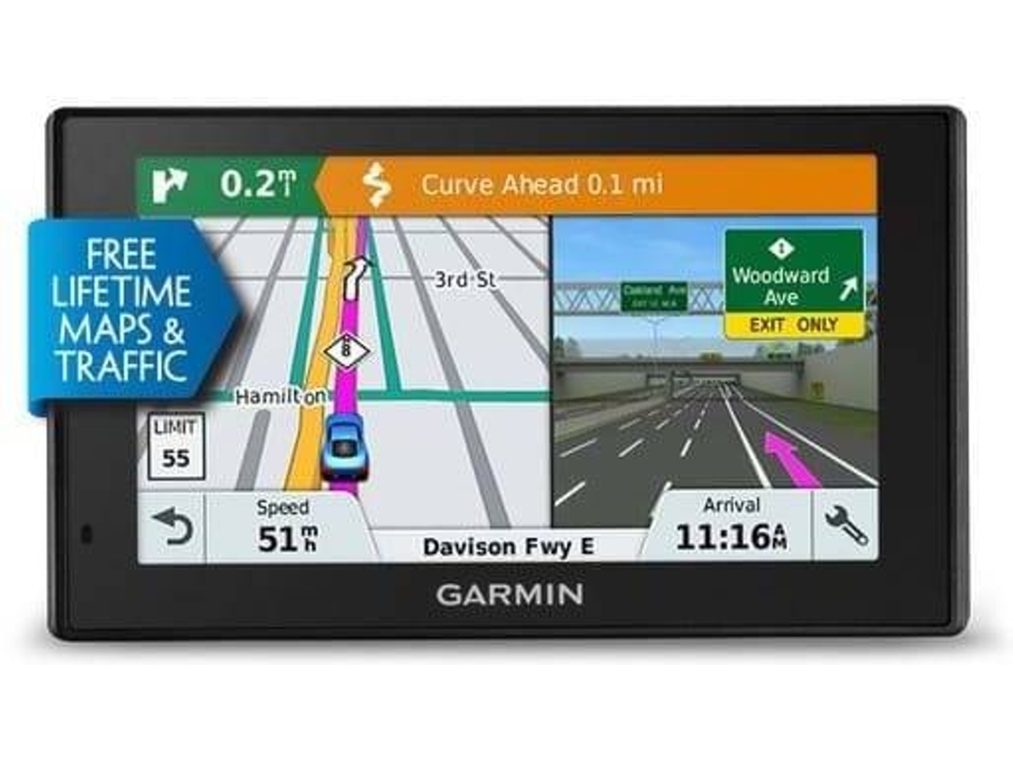 Navegador GPS 5'' GARMIN DriveSmart 51 WE LMT-S 5