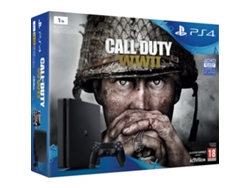 Consola PS4 Slim + COD WWII (1 TB)