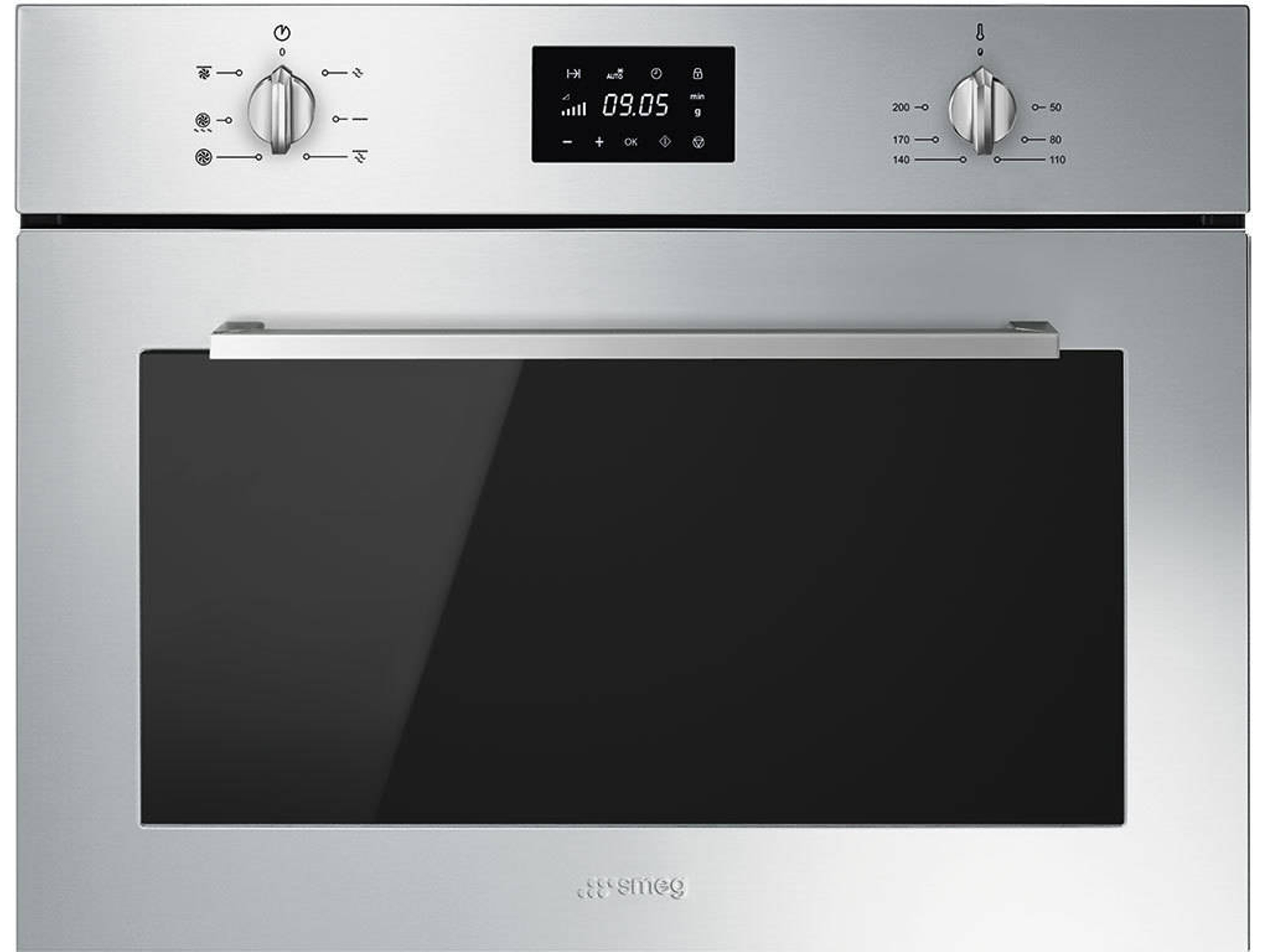 Horno Microondas SMEG Selezione SF4400MCX (32 L - 59.5 cm - Inox)