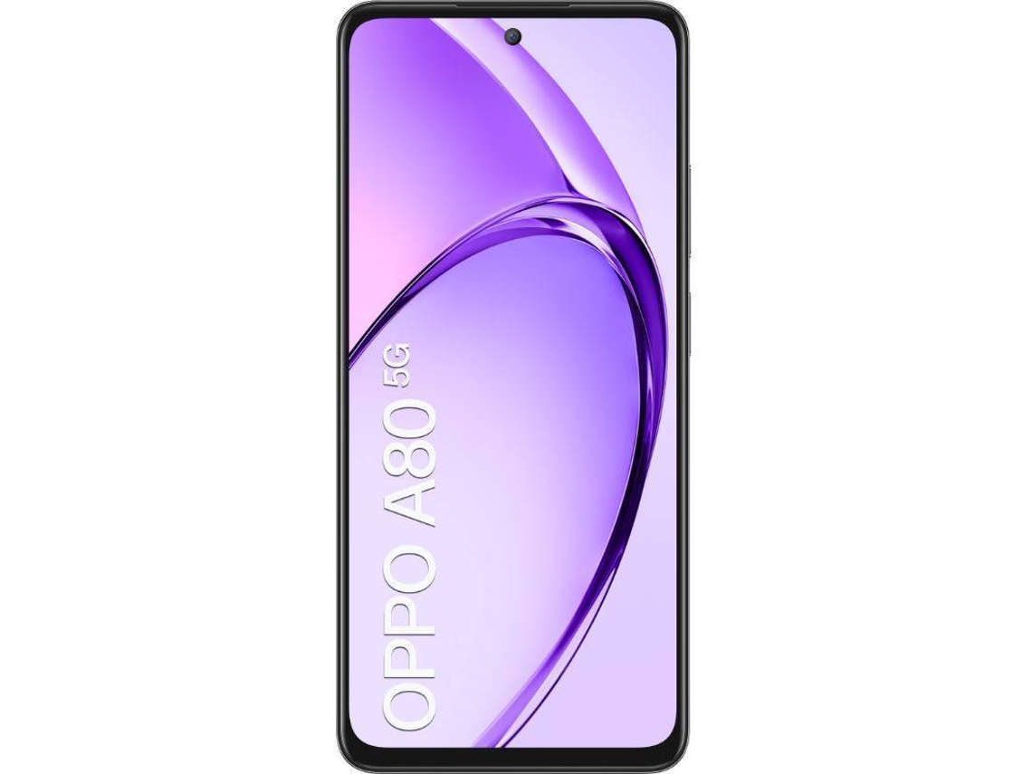 Smartphone OPPO A80 5G (6,67" - 8 GB - 256GB - Negro) + Cargador 45W Blanco + Funda