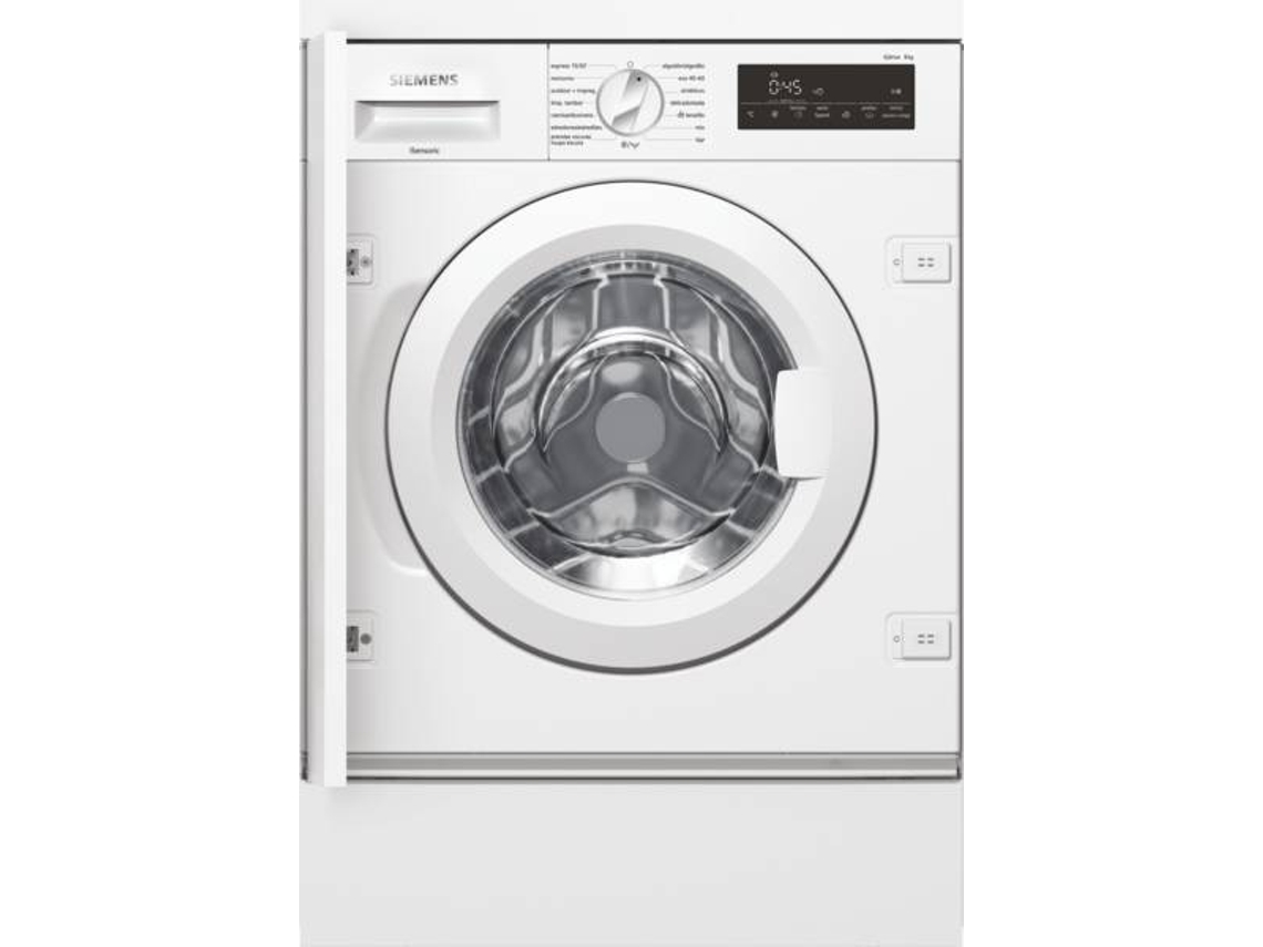 Lavadora Integrable SIEMENS WI14W542ES (8 kg - 1400 rpm - Blanco)