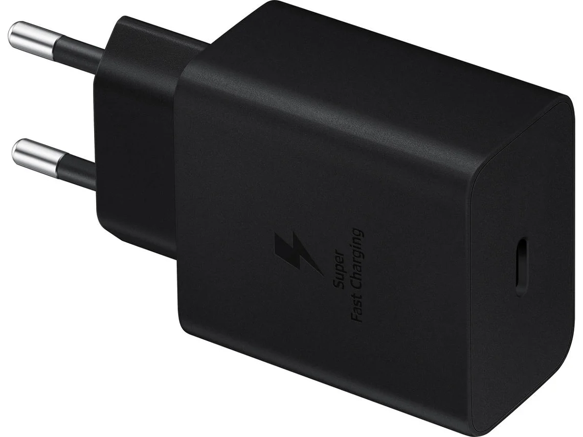 Cargador de Pared SAMSUNG (USB-C - 45 W - Negro)