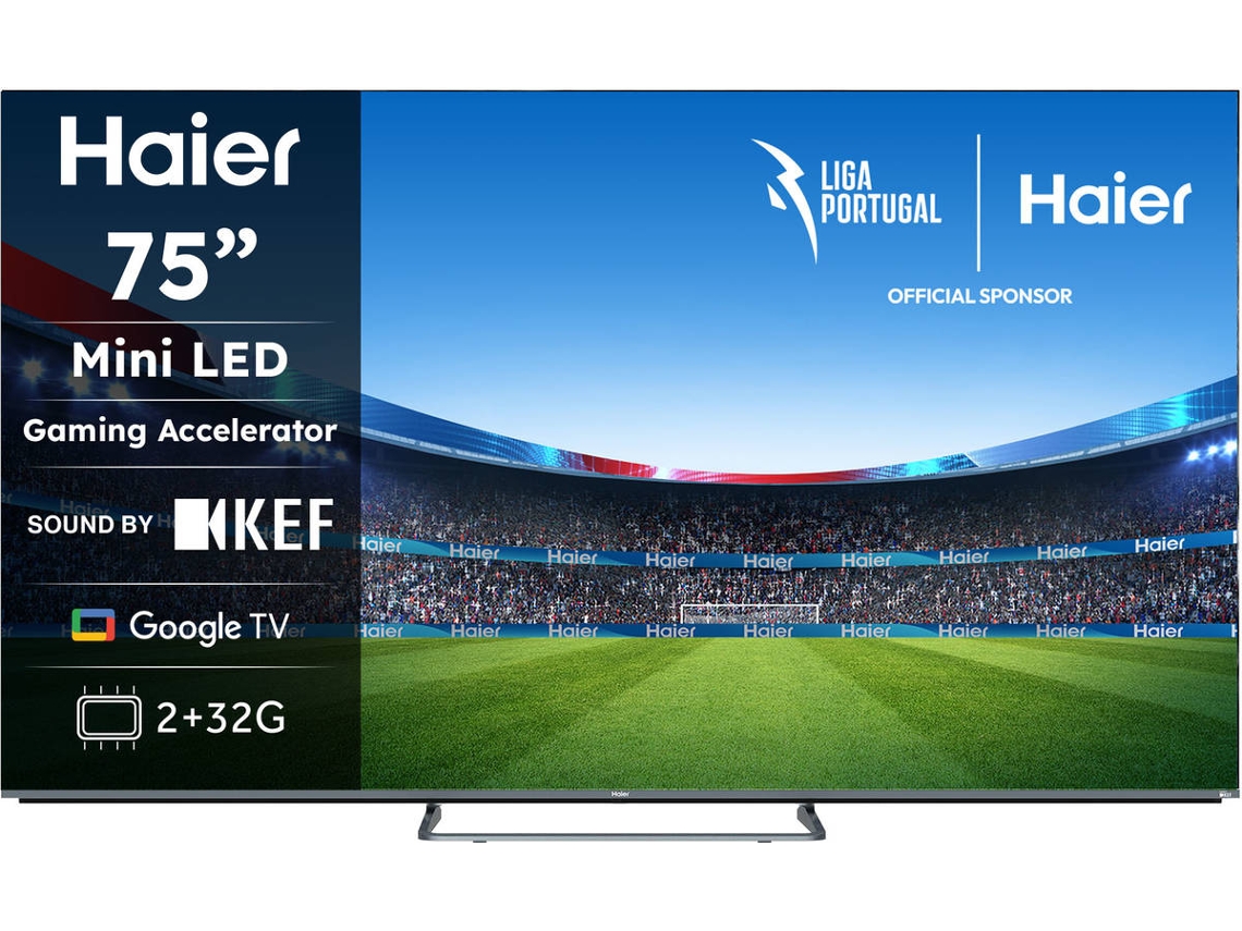 TV HAIER H75M80FUX (LCD - Mini LED - 75'' - 191 cm - Ultra HD - Smart TV)