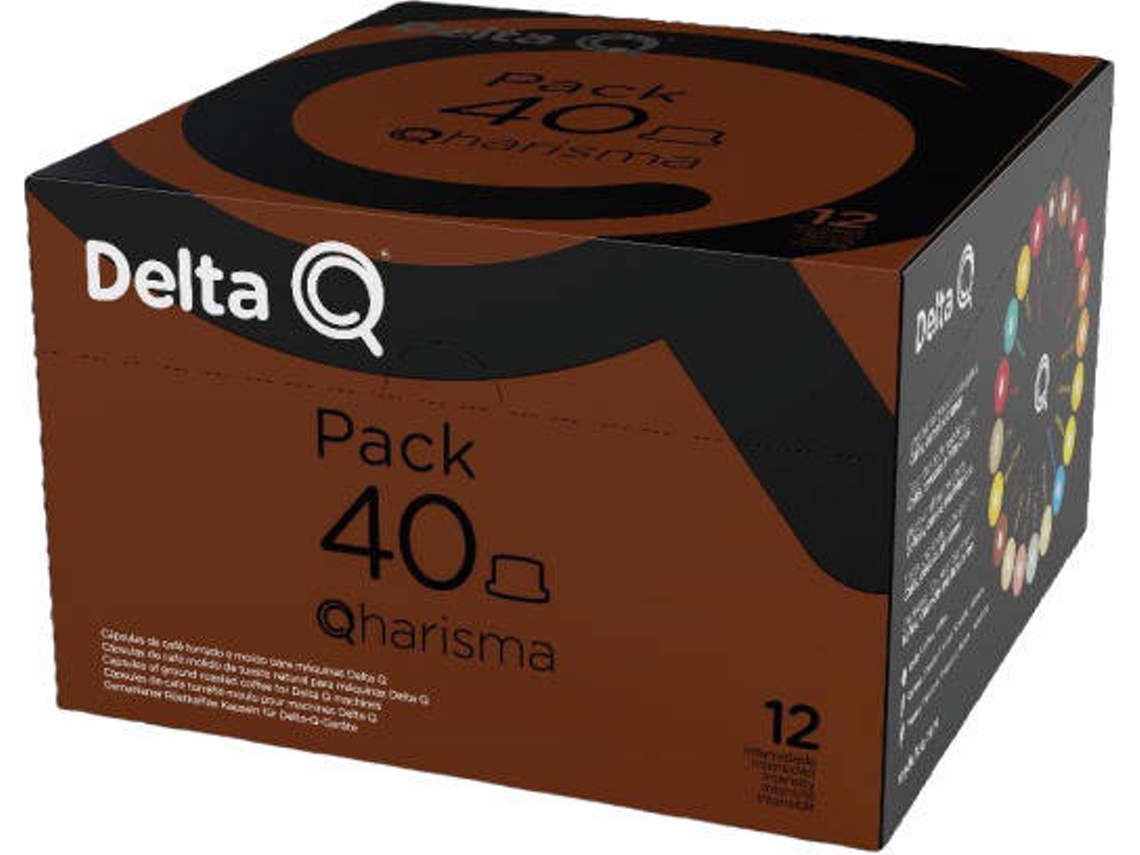Cápsulas de Café DELTA Q Qharisma Pack XL (40 unidades - Intensidade 12)