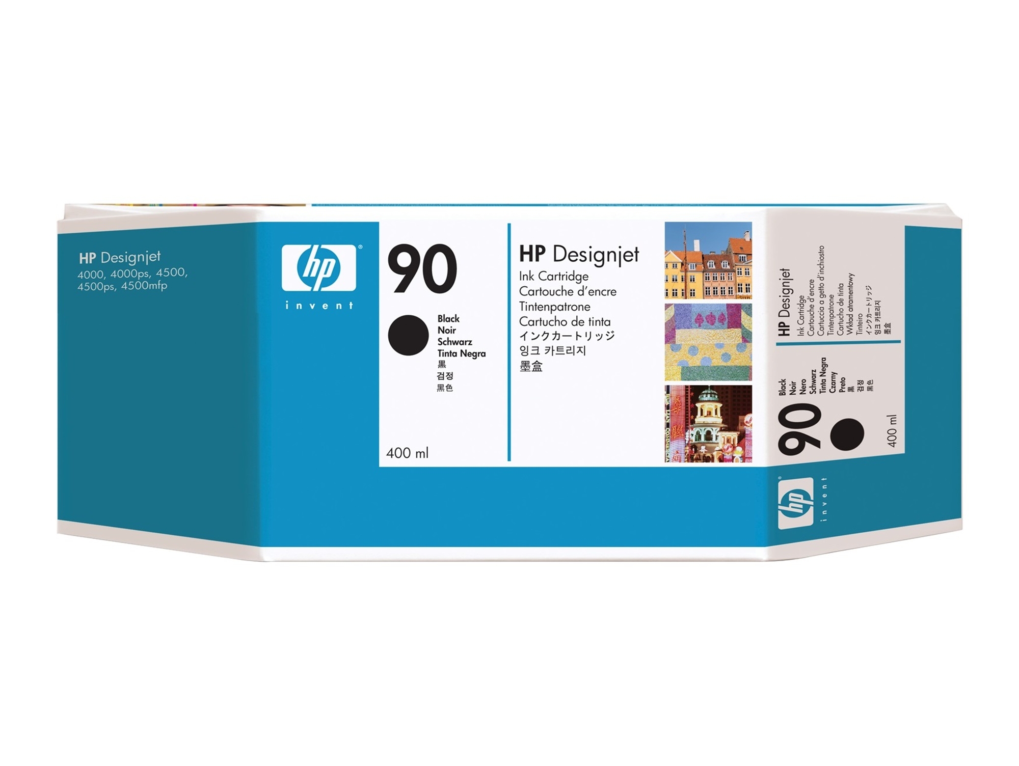 Cartucho de Tinta Original HP 90 de 400 Ml C5058A Negro