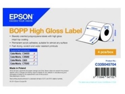 Papel para Etiquetas EPSON BOPP High Gloss Label 102mm x 152mm 960 etiquetas