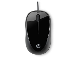 Ratón HP X1000 (Cable USB - Casual - 1000 dpi - Negro)