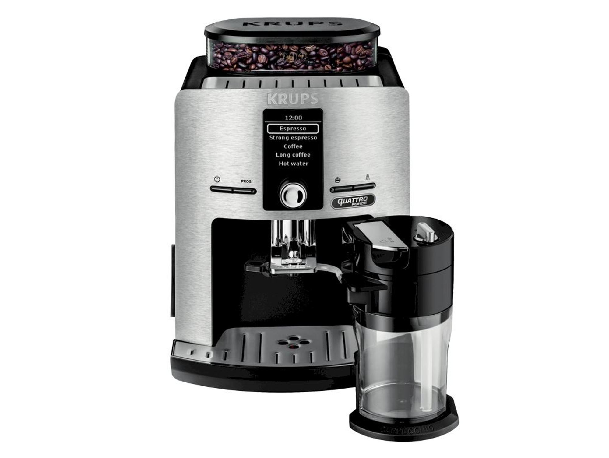 Cafetera KRUPS EA82FD (15 bar - 3 Niveles de molienda)