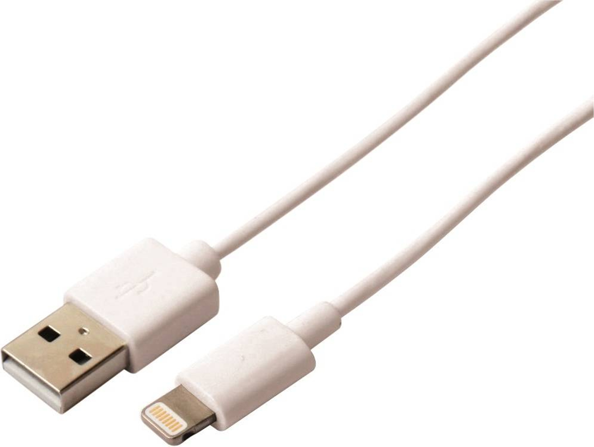 Cable KSIX B0914CU03 (USB - Lightning - 3 m - Blanco)