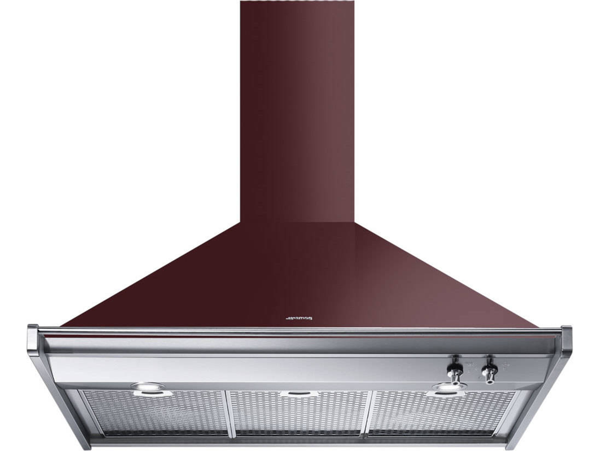 Campana SMEG Clásica KD90RWE (820 m3/h - 90 cm - Marrón)