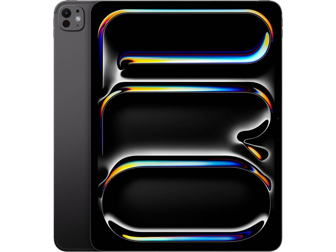 iPad Pro APPLE (13'' - 1 TB - Wi-Fi + Cellular - Negro Espacial - Vidrio de Nanotextura)