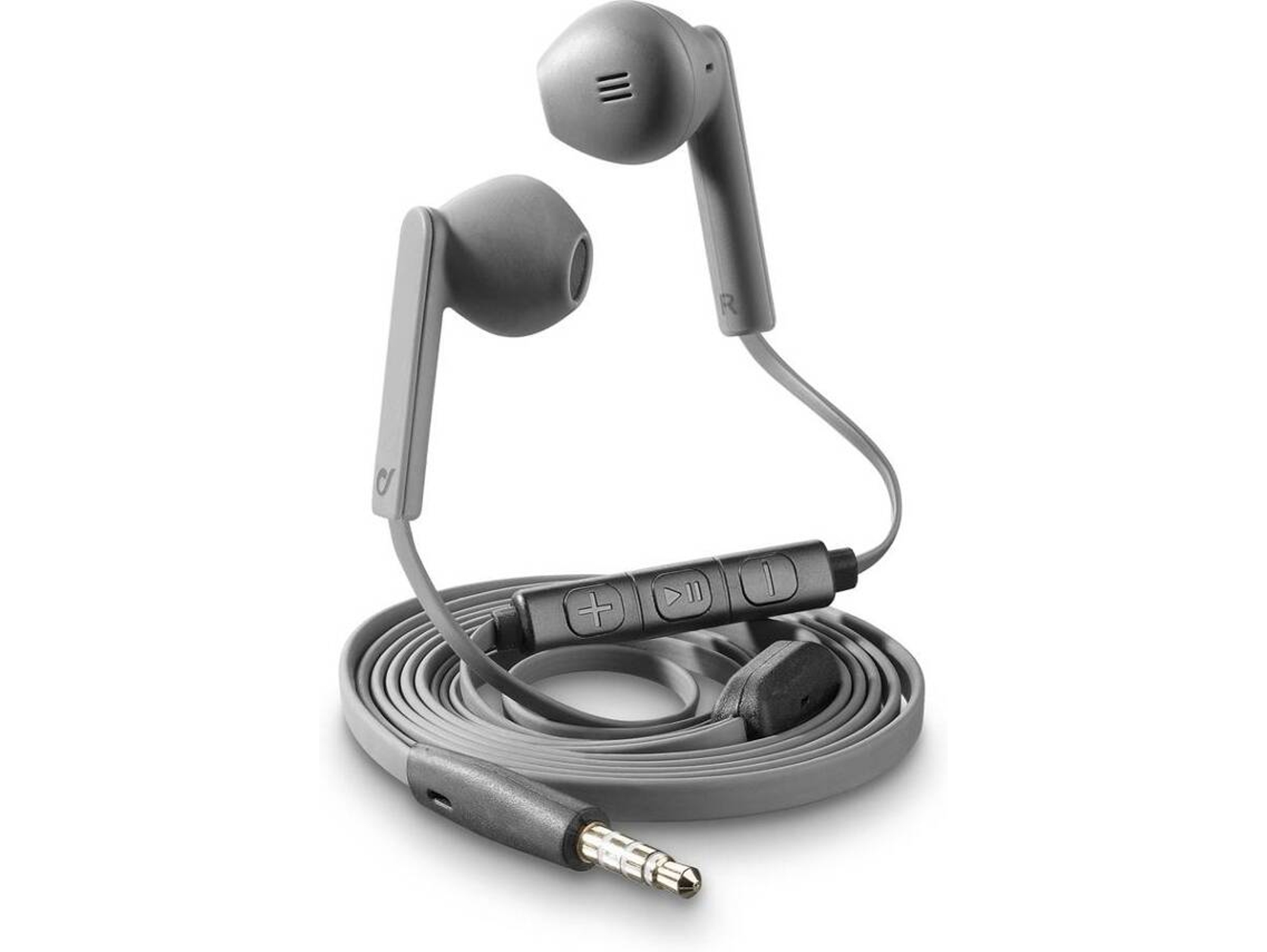 Auriculares con Cable CELLULAR LINE Mantis Pro (In Ear - Micrófono - Gris)