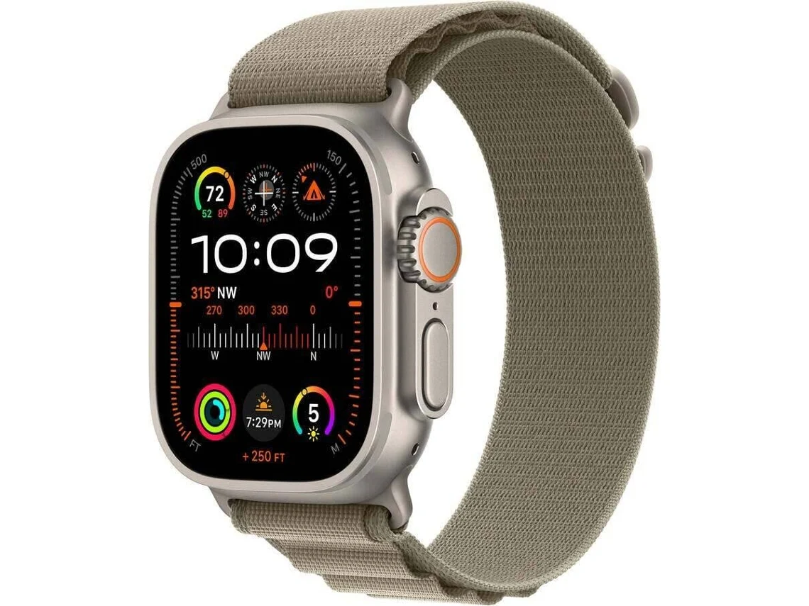 APPLE Watch Ultra 2 GPS+Cellular 49 mm con Loop Alpine Oliva (Talla L)