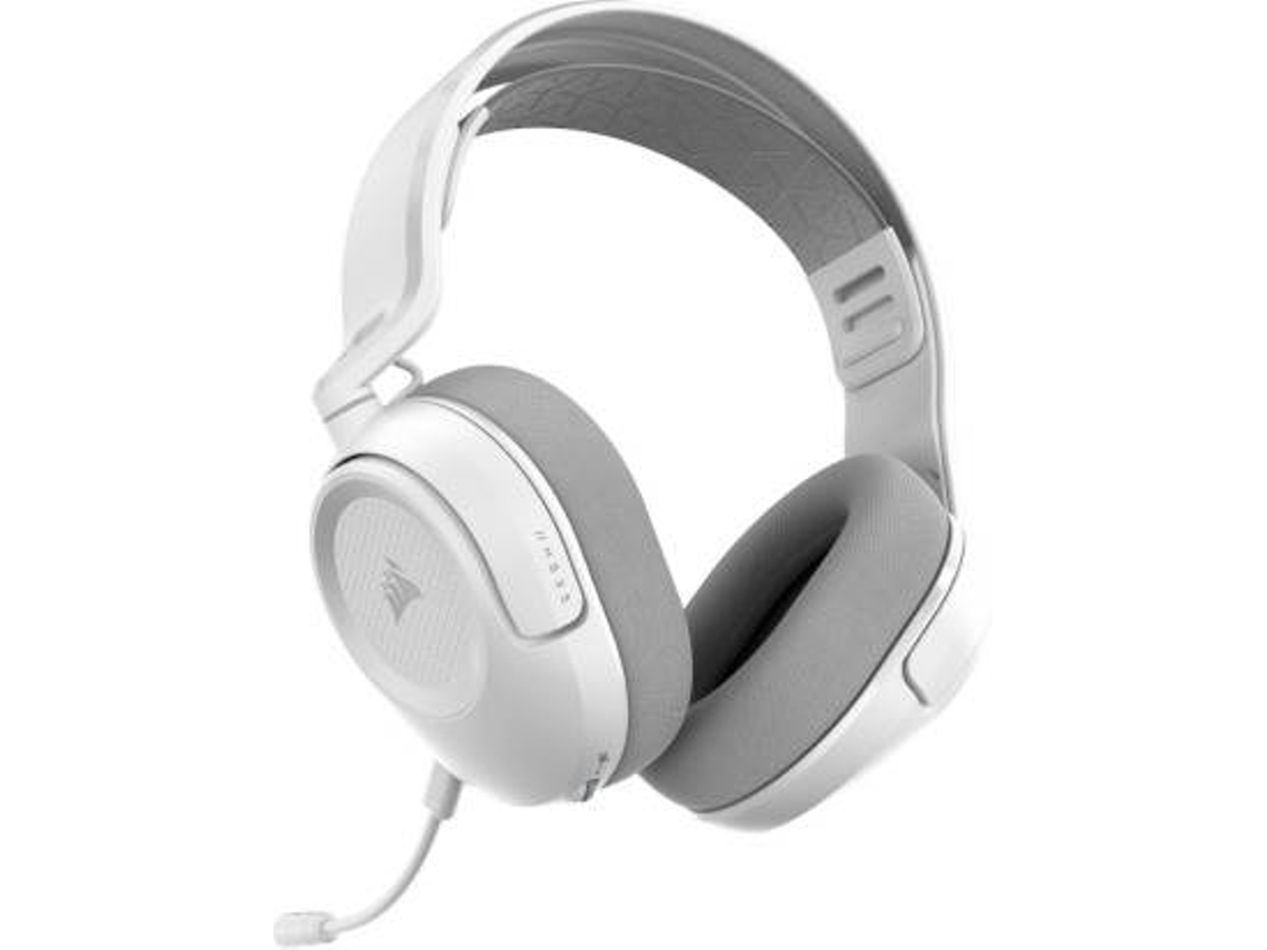 Auriculares Gaming CORSAIR HS35 V3 inalámbricos (Over Ear- micrófono - autonomía de hasta 30 horas - blanco)