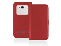 Funda SBS Book universal hasta 4.5'' rojo