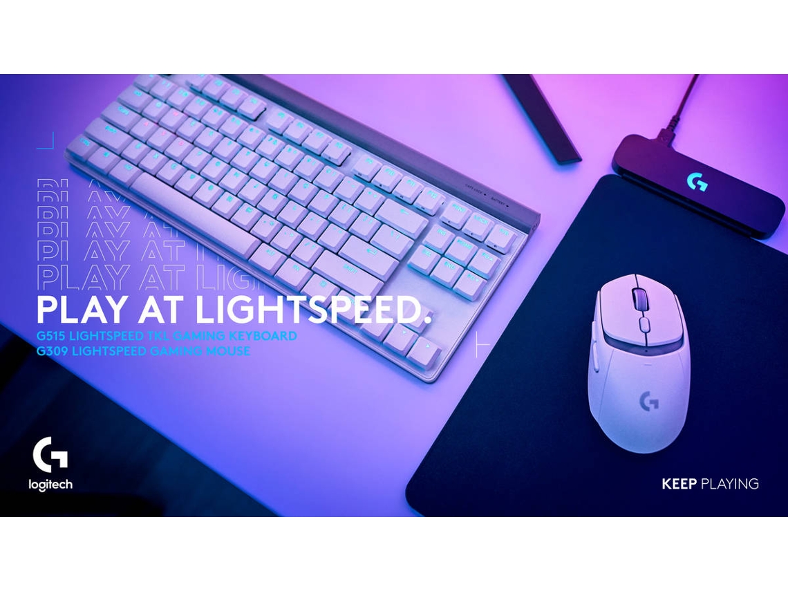 Ratón LOGITECH Gaming G309 LightSpeed Wireless (Blanco) | Worten
