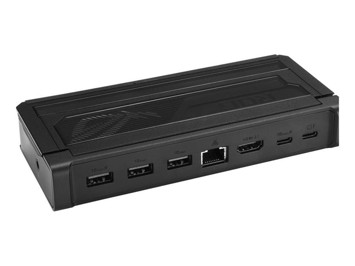 Docking Station ASUS Rog Bulwark 7-em-1 DG300 (Tipo-C - 140W - Negro)