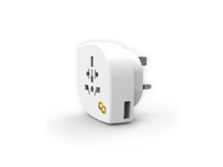 Adaptador de Viaje Universal Reino Unido con USB PROLINX + Cargador 2.4A