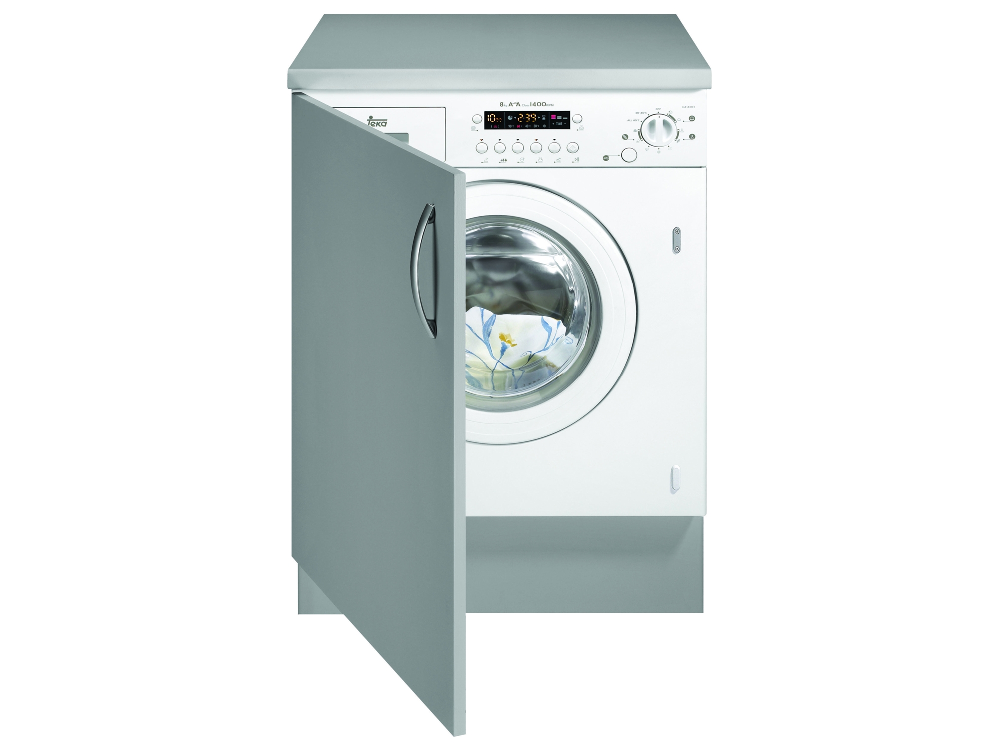 Lavadora Integrable TEKA LI4 1480 E (8 kg - 1400 rpm - Blanco)