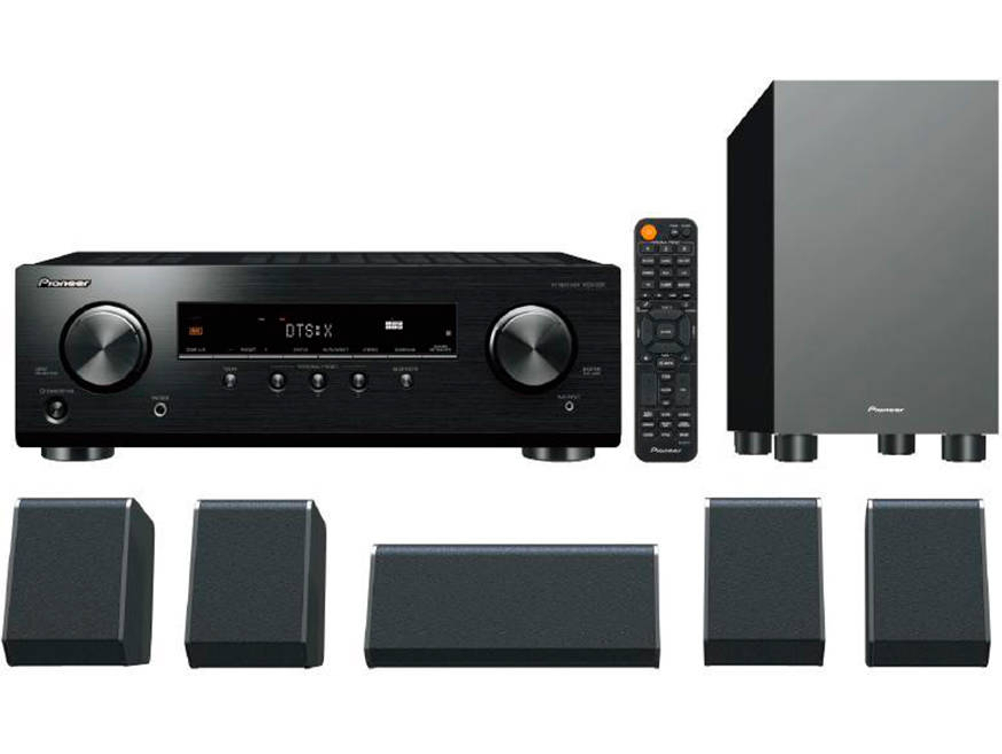 Home Cinema PIONEER HTP-076-B (570 W - 5.1 canales - 5+1 altavoces)