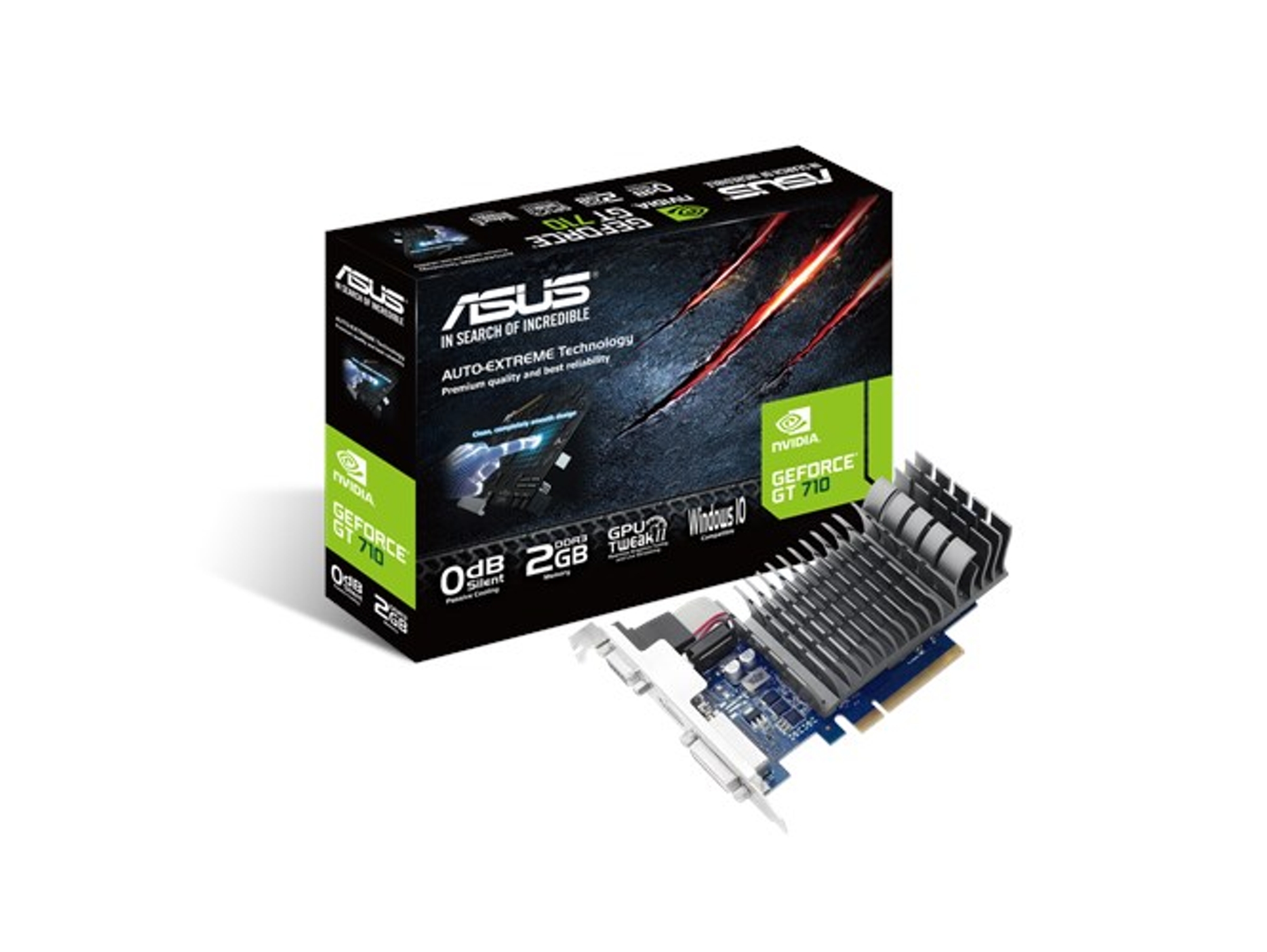Tarjeta Gráfica nVidia ASUS GT 710 2 GB DDR3