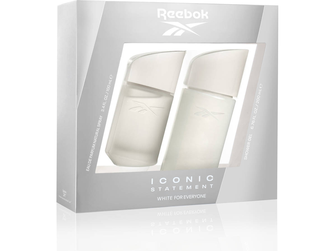 Estuche de Perfume REEBOK Iconic Statement White For Everyone Eau de Parfum (100 ml)