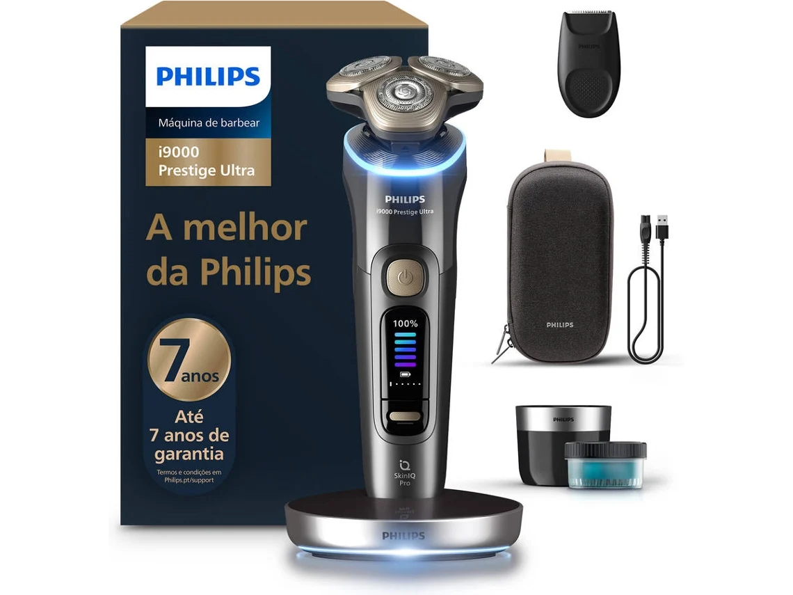 Máquina de Afeitar PHILIPS i9000 Prestige Ultra XP9402/31 (Autonomía: 60 min - Batería)