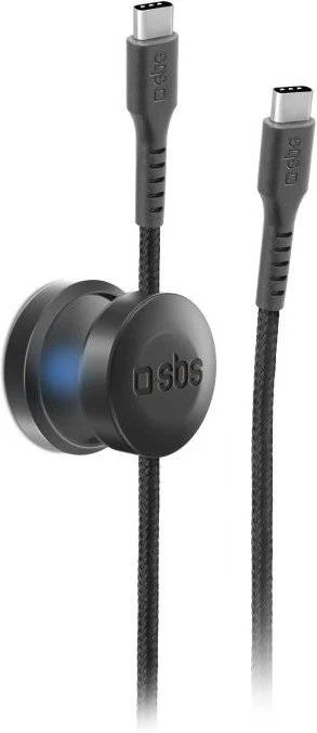 Cable de Carga SBS Temag Type C Negro