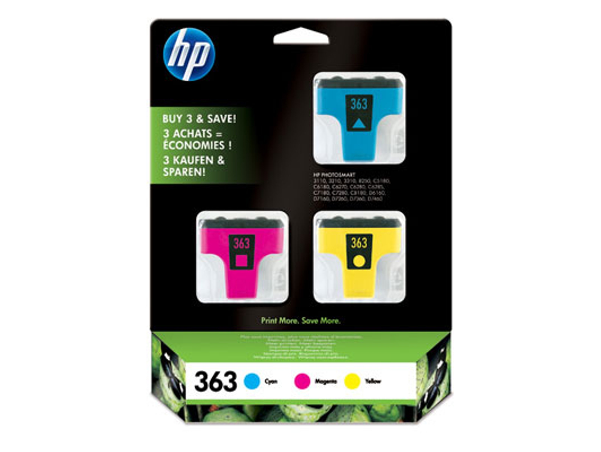 Pack 3 Cartuchos HP 363 (CB333EE)