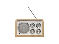 Radio Mesa DENVER Analógica Retroaux Madera
