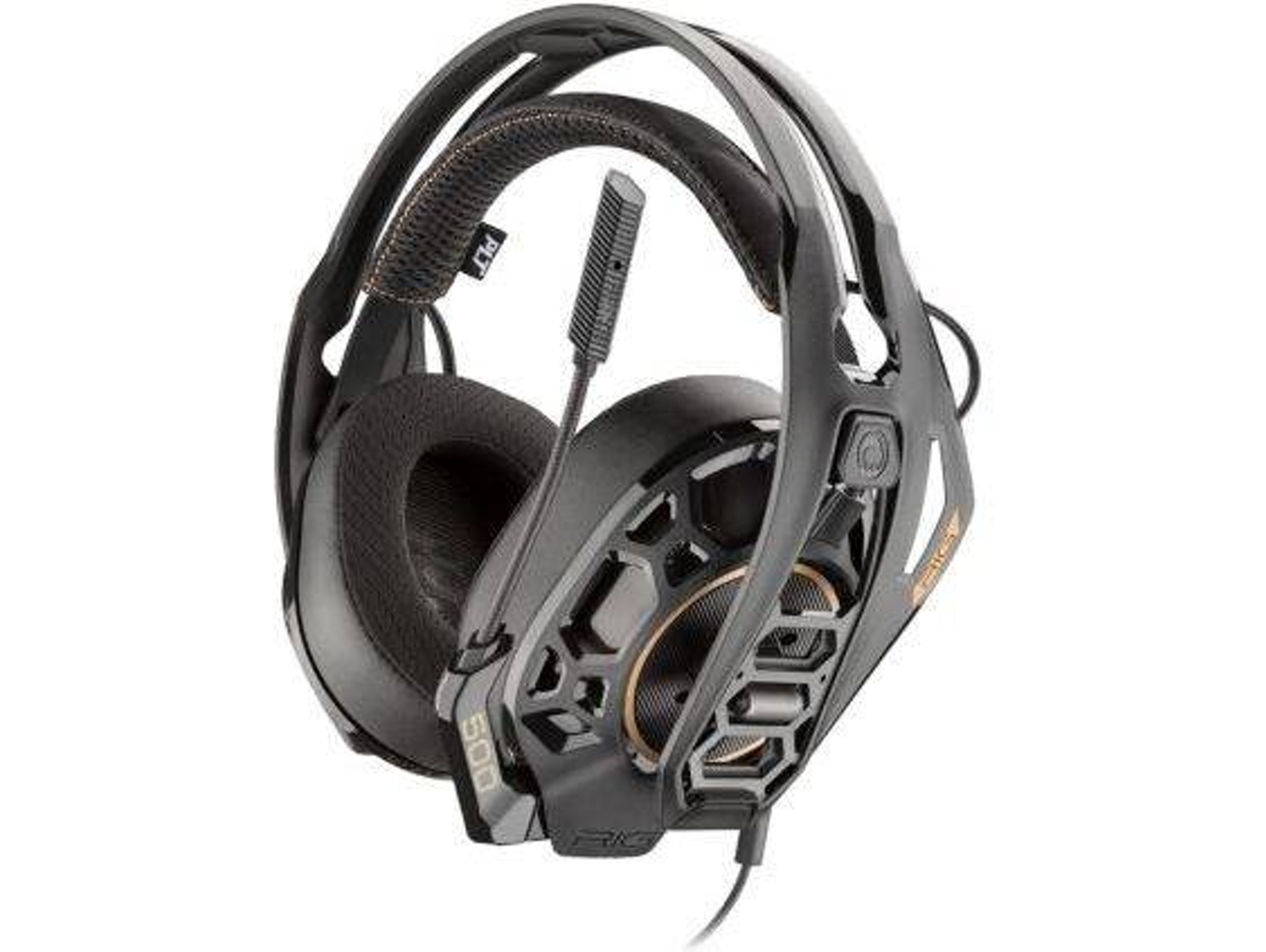 Auriculares Gaming con Cable PLANTRONICS Rig 500 Pro HC (Over Ear - PC - Noise Cancelling - Gris)