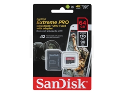 Tarjeta de Memoria SANDISK Micro SDXC Extreme Pro 64 GB