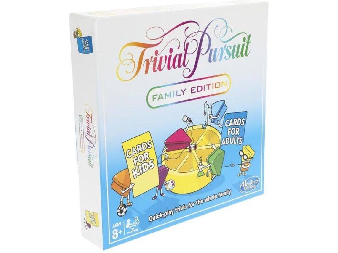 Juego de mesa HASBRO  de Tabuleiro Trivial família (Edad Mínima Recomendada:8 Años)