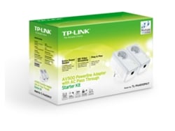 Powerline TP-LINK TL-PA4010PKit (AV600 - Passthrough) — 2 uni. | 500 Mbps