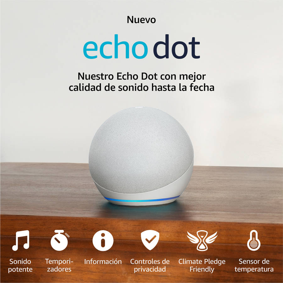 Altavoz inteligente ECHO Dot 5 (Alexa - Blanco)