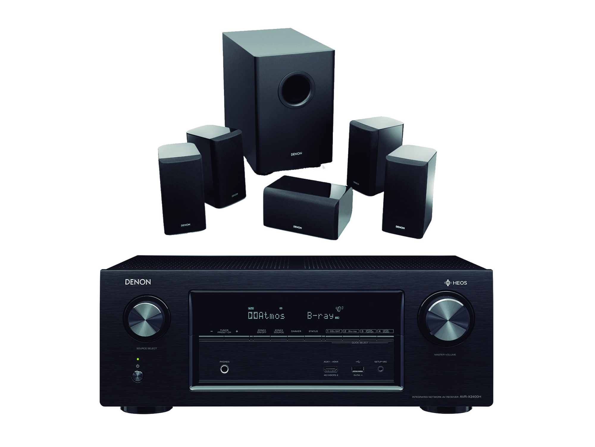 Kit HIFI DENON BOSE AVRX2400N +AM10N