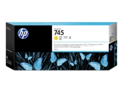 Cartucho de Tinta Original HP 745 de 300 ML F9K02A Amarillo  para DesignJet Z2600 PostScript, Z5600 PostScript