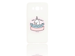 Carcasa Samsung Galaxy J7 2016 MR. WONDERFUL Unicornio Transparente