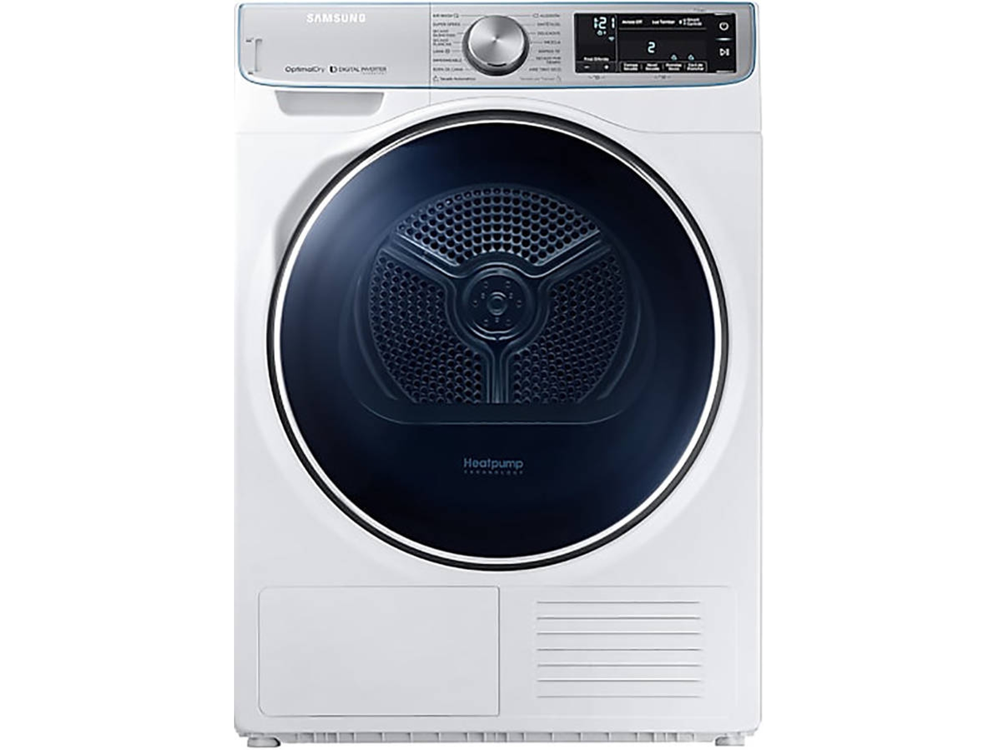Secadora SAMSUNG DV90N8287AW/EC (9 kg - Bomba de Calor -Blanco)