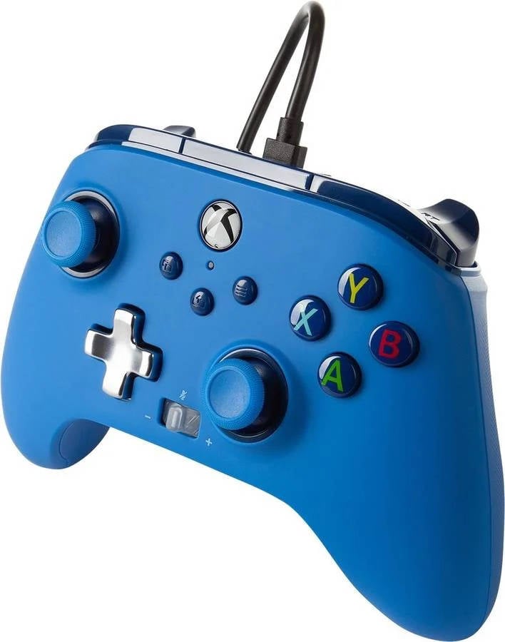 Mando con Cable POWER-A Bold Colors (Xbox One - Azul)