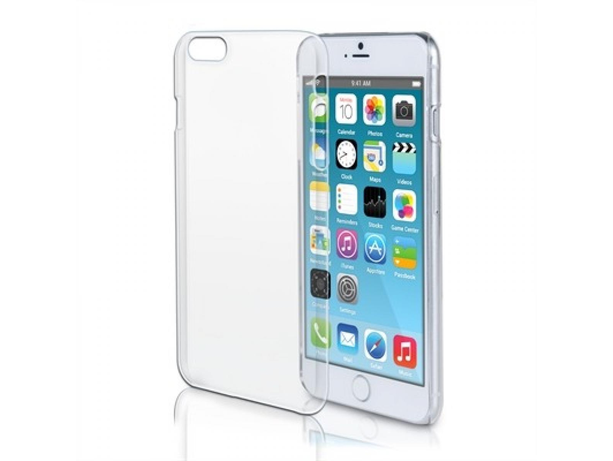 Carcasa iPhone 6, 6s EBOX Silicona Transparente