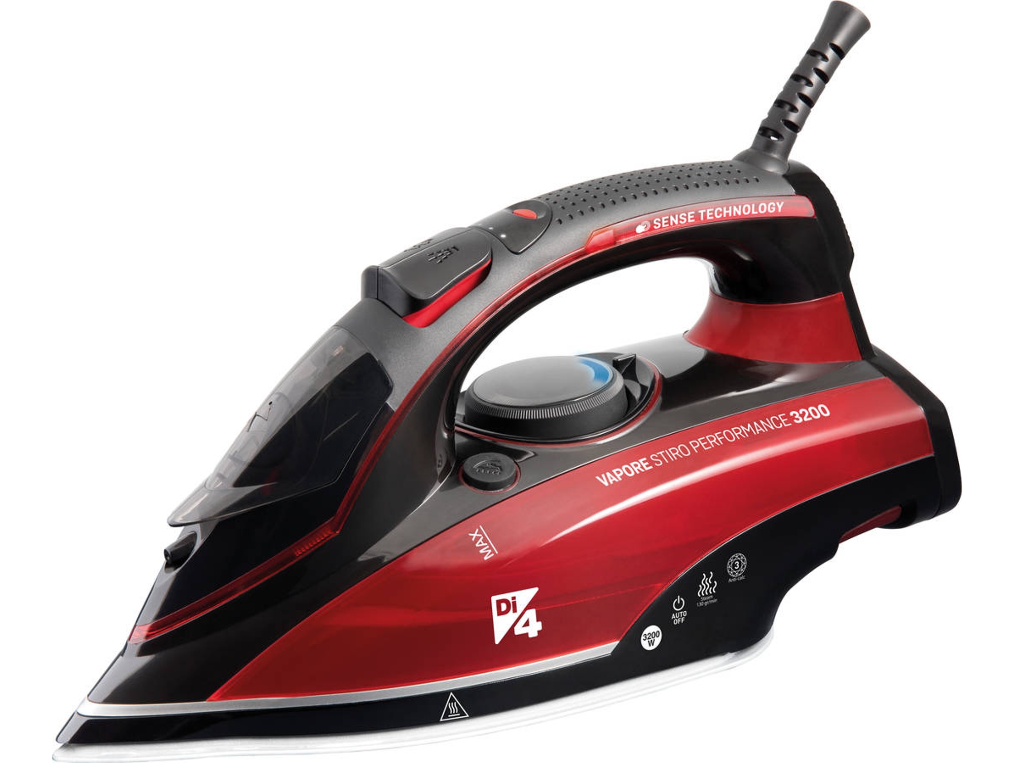 Plancha de Vapor DI4 Stiro Performance 3200 (Chorro Vapor: 220 g/min - Suela: Cerámica)