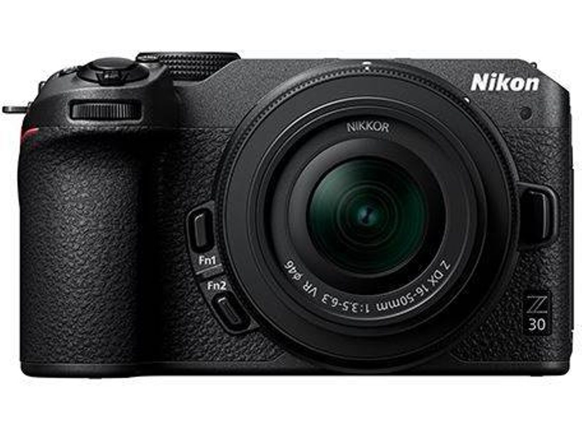Kit Cámara Fotográfica Réflex NIKON KIT Z30 16/50 C/EST (Negro - 30 MP - ISO: 100 a 51200)