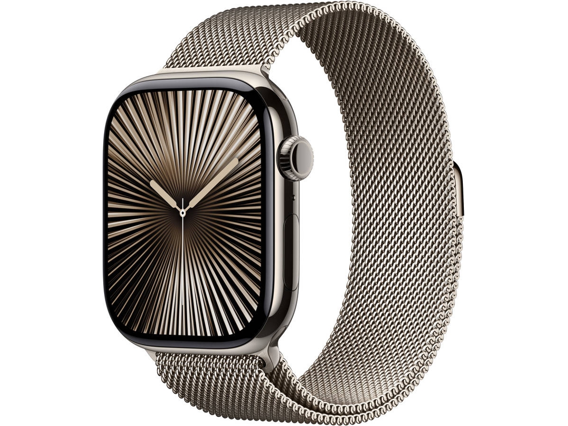 APPLE Watch Series 10 GPS + Cellular 46mm Titanio Natural con Correa Loop Milanese Natural (Talla - S/M)