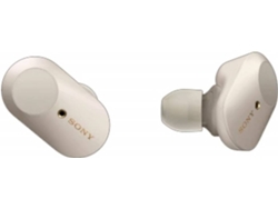 Auriculares Bluetooth True Wireless SONY WF-1000XM3 (In Ear - Micrófono - Prateado)