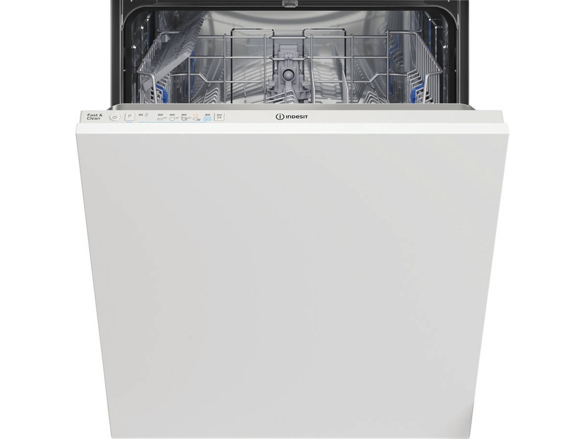 Lavavajillas Integrable INDESIT DIE 2B19 A (13 Cubiertos - 59.8 cm - Panel Blanco)