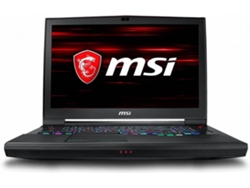 Portátil Gaming MSI GT75 Titan 8SG016 (Intel Core i9-8950HK - NVIDIA GeForce RTX 2080 - RAM: 32 GB - 1 TB HDD + 512 GB SSD - 17.3'')