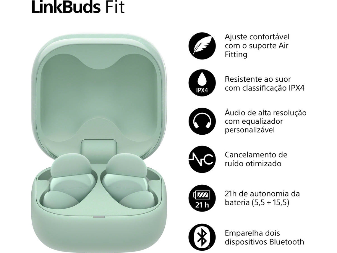 Auriculares Bluetooth True Wireless SONY LinkBuds Fit WF-LS910 (In