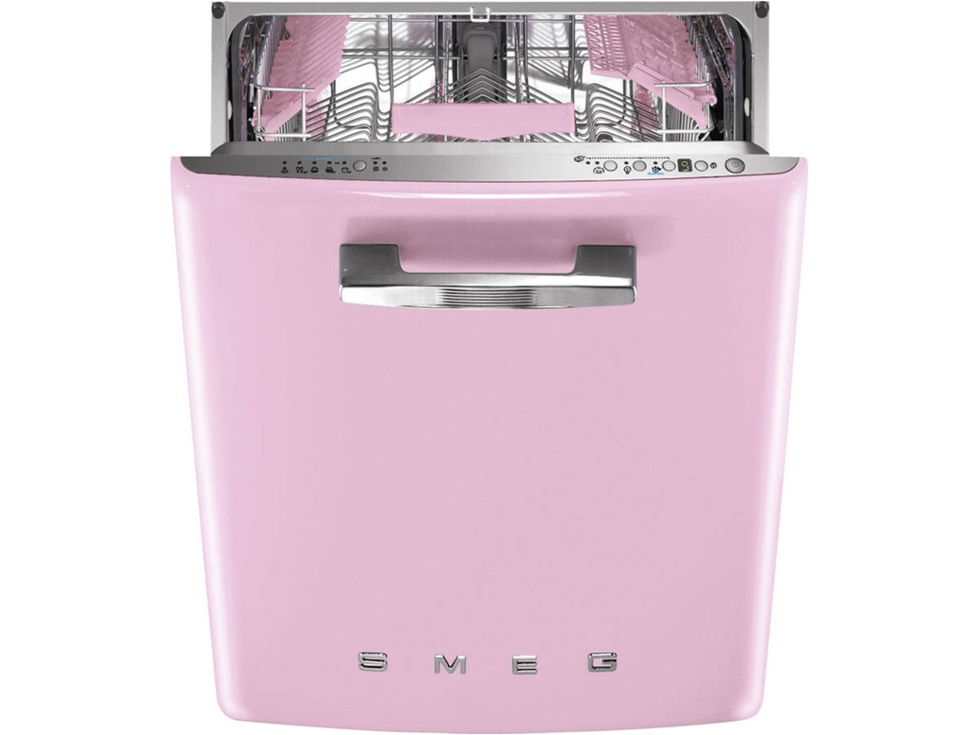 Lavavajillas integrable SMEG Anni 50 ST2FABPK  (13 cubiertos - 59.8 cm - Rosa)