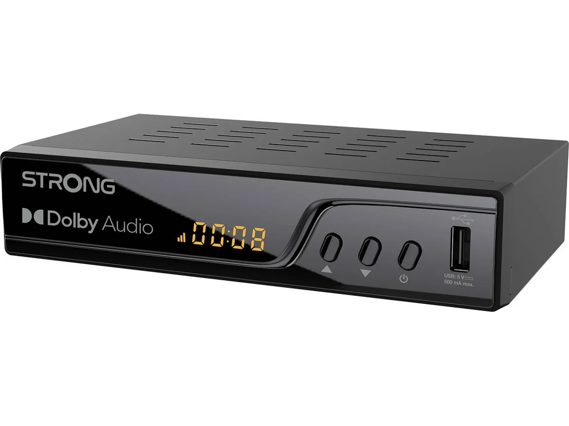 Receptor TDT STRONG SRT8250 (4K Ultra HD - Negro)